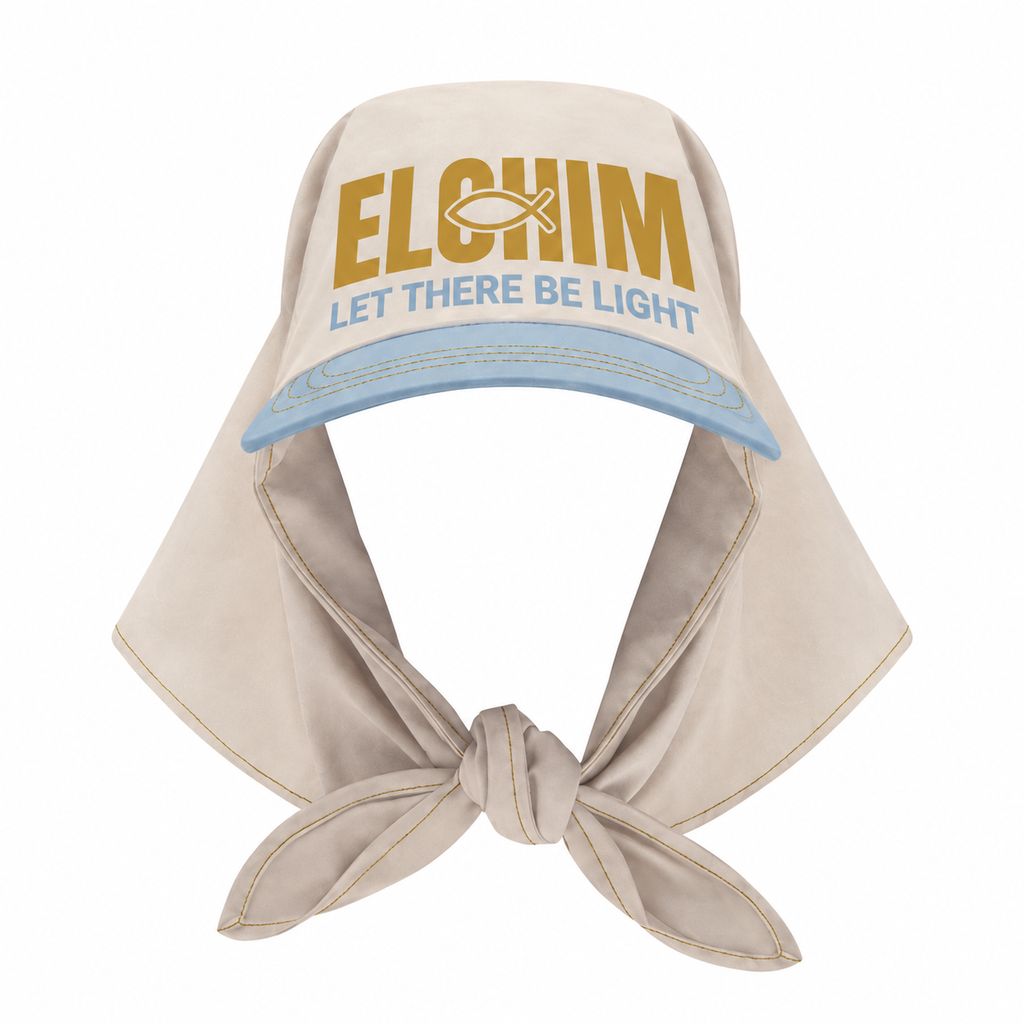 Elohim cap, back